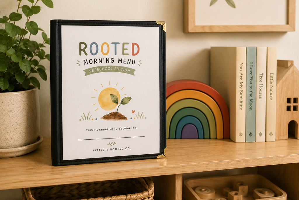 Rooted Morning Menu - Preschool Edition