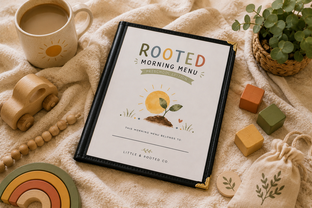 Rooted Morning Menu - Preschool Edition